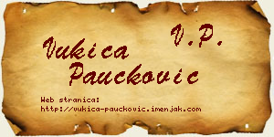 Vukica Paučković vizit kartica